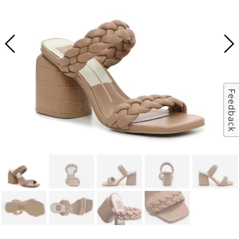 Dolce Vita Natie Sandal - Light Brown Synthetic - Size 9.5
